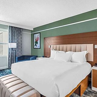 Hilton Grand Vacations at the Flamingo — Sample Bedroom