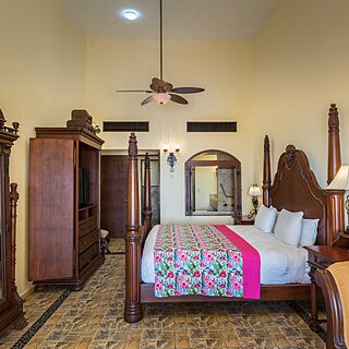 Hacienda Encantada Resort & Residences — Hacienda One-Bedroom Master Suite Bedroom
