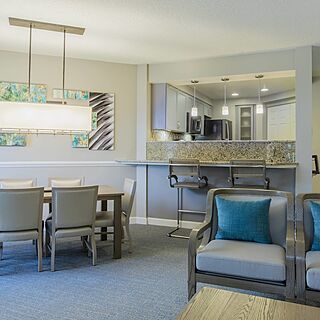 Marriott's Sabal Palms — Sample Living Area