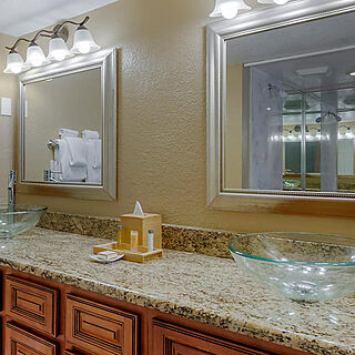 Orlando's Sunshine Resort — Sample Bathroom