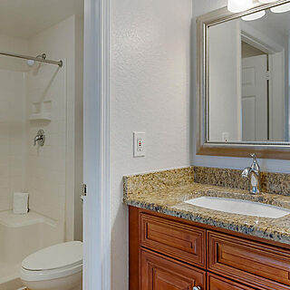 Orlando's Sunshine Resort — Sample Bathroom