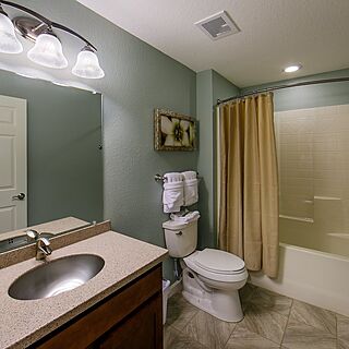 Holiday Inn Club Vacations Orlando Breeze Resort — Sample Bathroom