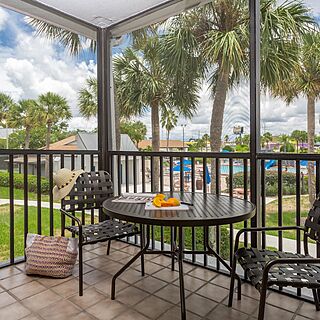 Orbit One Vacation Villas — Sample Balcony