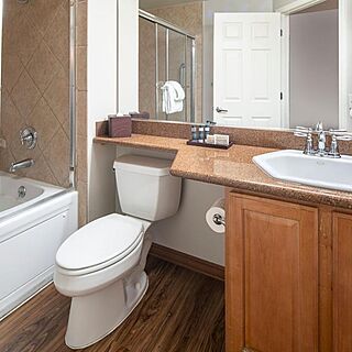 Tahiti Resort &mdash; Sample Bathroom