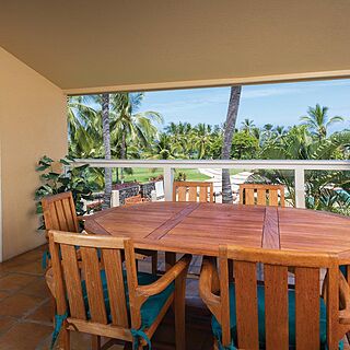 Kona Coast Resort — Sample Balcony