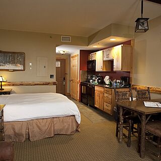 Hope Lake Lodge & Indoor Water Park — Sample Studio Unit