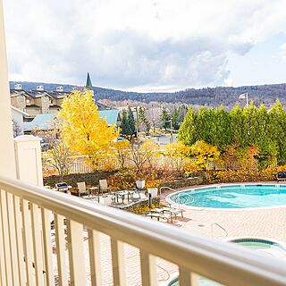 Stratton Mountain Ski Resort — Sample Balcony