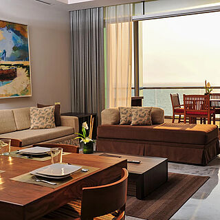 Grand Luxxe at Vidanta Nuevo Vallarta — Sample living area in some suites