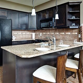 Bighorn Meadows on the Springs at Radium Golf Resort — Sample Kitchen