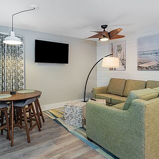 Coconut Palms II Beach Resort — Sample Living Area