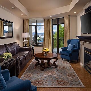 The Royal Kelowna — Sample Living Area