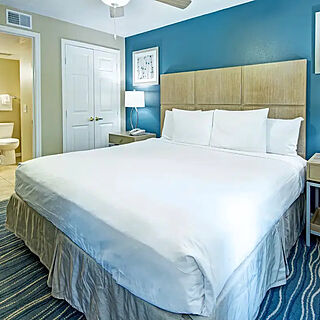 Villas at Summer Bay Orlando — Master bedroom with king bed