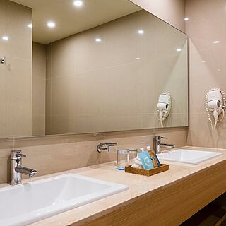 Hotel NYX Cancun — Sample Bathroom