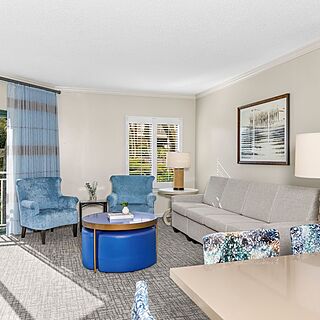 Marriott's Barony Beach Club — Sample Living Area