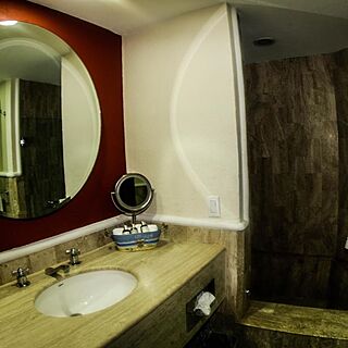 Marina Fiesta Resort — Sample Bathroom