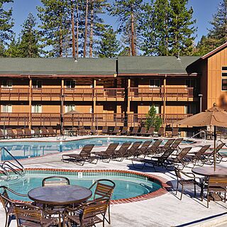Club Wyndham South Shore — Pool With Tables and Loungers