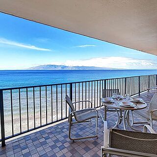 Aston Kaanapali Shores — Sample Balcony