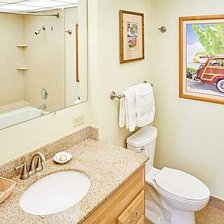 Aston Kaanapali Shores — Sample Bathroom