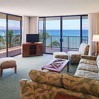 Aston Kaanapali Shores — Sample Living Area