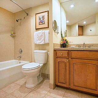 Aston Kaanapali Shores — Sample Bathroom