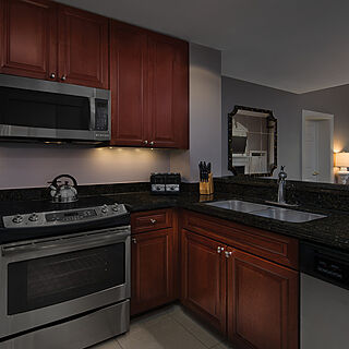 Marriott's Manor Club at Ford's Colony — Sample two-bedroom kitchen