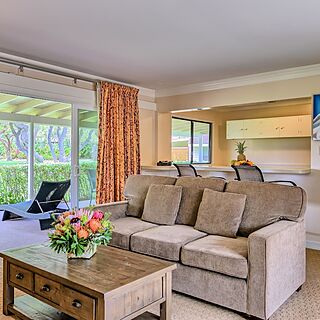 The Royal Lahaina — Sample Living Area