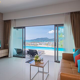 Club Unique at Patong Bay Hill Resort — Sample Living Area