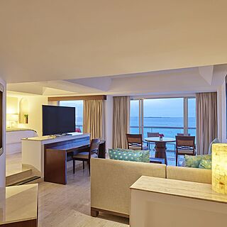 Grand Fiesta Americana Coral Beach Cancun — Sample Living Area
