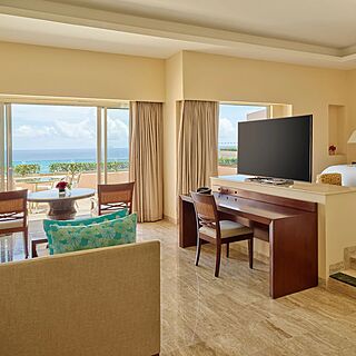 Grand Fiesta Americana Coral Beach Cancun — Sample Living Area