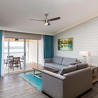 Westgate Branson Lakes — Sample Two Bedroom Deluxe Villa Living Room