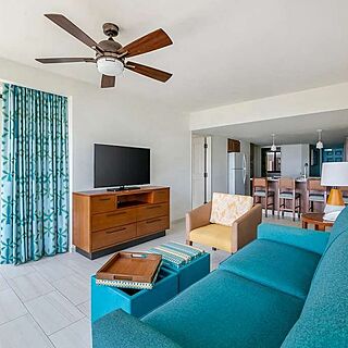 Hilton Vacation Club Royal Palm St. Maarten &mdash; Sample Living Area