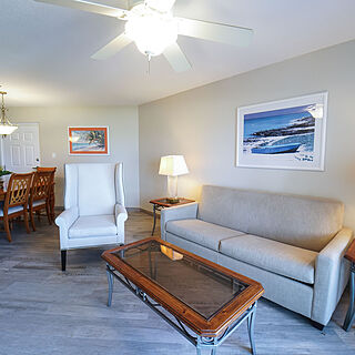 Grand Caymanian Resort — Sample Living Area