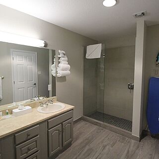 Grand Caymanian Resort — Sample Bathroom
