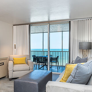 DiamondHead Beach Resort — Sample Living Area