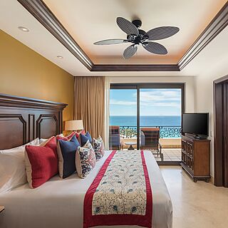 Grand Solmar Land's End Resort — Sample Bedroom With Attached Balcony