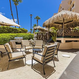 Playa Linda Beach Resort — Sample Patio