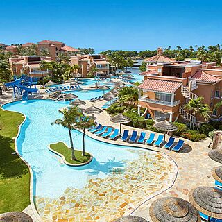 Divi Village Golf and Beach Resort &mdash; Walk-In Pool Area With Water Slide