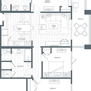 The Westin Nanea Ocean Villas — Typical 3 Bedroom Villa Floorplan