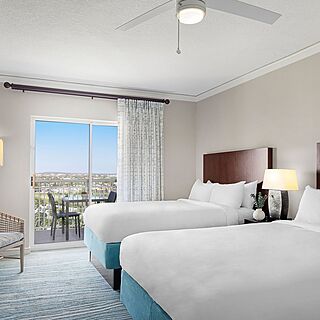 Marriott's Aruba Surf Club — Sample Bedroom with Doubles