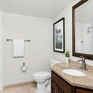 Marriott's Aruba Surf Club — Sample Bathroom