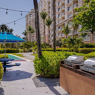 Marriott's Aruba Surf Club — Outdoor Grilling/Picnic Area