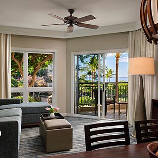 The Westin Kaanapali Ocean Resort Villas — Sample Living Area (see below for unit-type specific photos)
