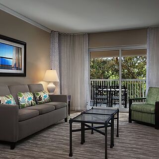 Marriott's OceanWatch Villas at Grande Dunes — Sample Living Area (see below for unit-type specific photos)