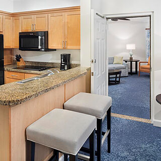 Harborside Resort at Atlantis &mdash; Sample Kitchen With Barstools