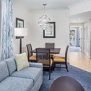 Harborside Resort at Atlantis &mdash; Sample Living and Dining Area