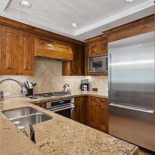 Aspen Mountain Residences — Sample Kitchen