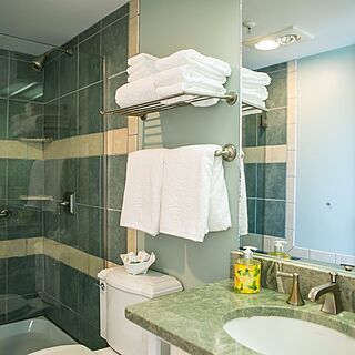 Newport Bay Club & Hotel — Sample Bathroom
