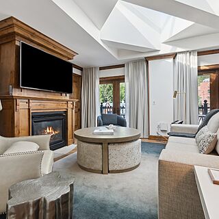 Aspen Mountain Residences — Sample Living Area