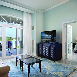 The Ritz-Carlton Club, St. Thomas — Sample suite living room