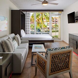 La Cabana Beach Resort — Sample Living Area